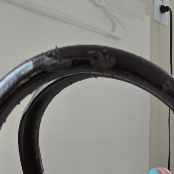 Amoda Vera Pelle leather briefcase/ laptop bag tan 16 in. x 11 in. see pics - Picture 2 of 8